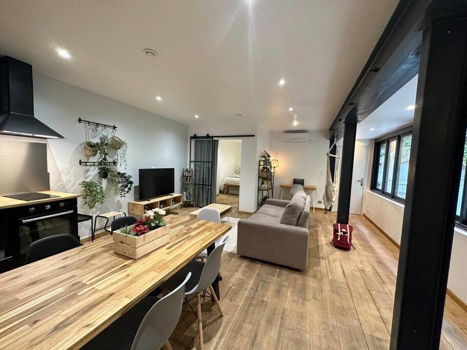 Apartamento T3 Style Loft, Au Calme, Plein Centre Et Climatise
